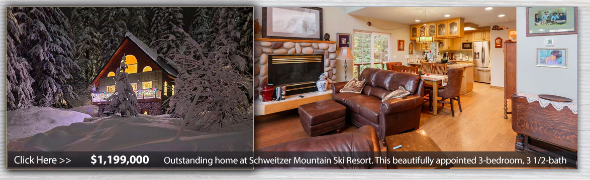This fantastic 2 bedroom, 2 bath Schweitzer Creek Condo is in a coveted location