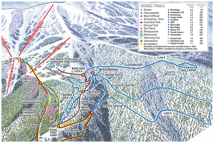 Nordic Trails Map